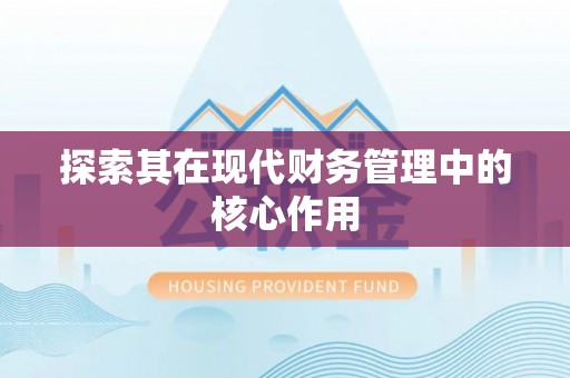 江孜探索其在现代财务管理中的核心作用