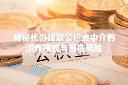 江孜揭秘代办提取公积金中介的运作模式与潜在风险