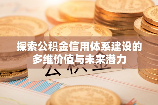 江孜探索公积金信用体系建设的多维价值与未来潜力